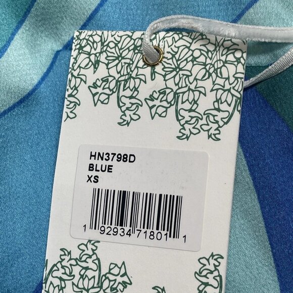 Hyacinth House Women’s Retro Geo Duffy Mini Dress Size XS Blue – New with Tags - Picture 7 of 8